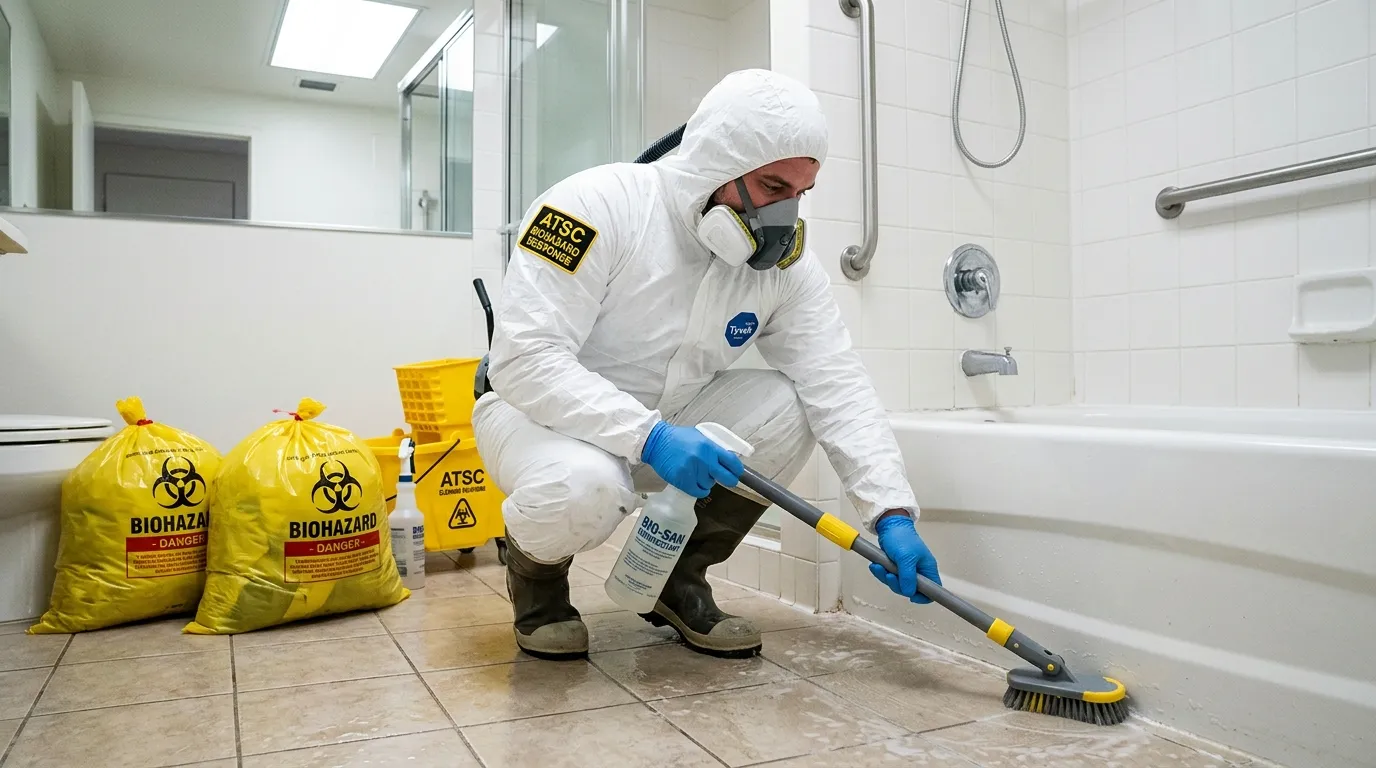 Decontamination equipment deployed for Blood Cleanup in Corinth